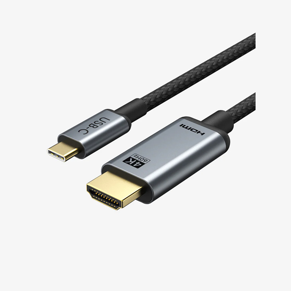 CÁP USB TYPE C TO HDMI CAO CẤP HỖ TRỢ ÂM THANH-VIDEO 4K/60HZ ,34/32/24AWG CÓ BỆN, dài: 1,8m CC13K